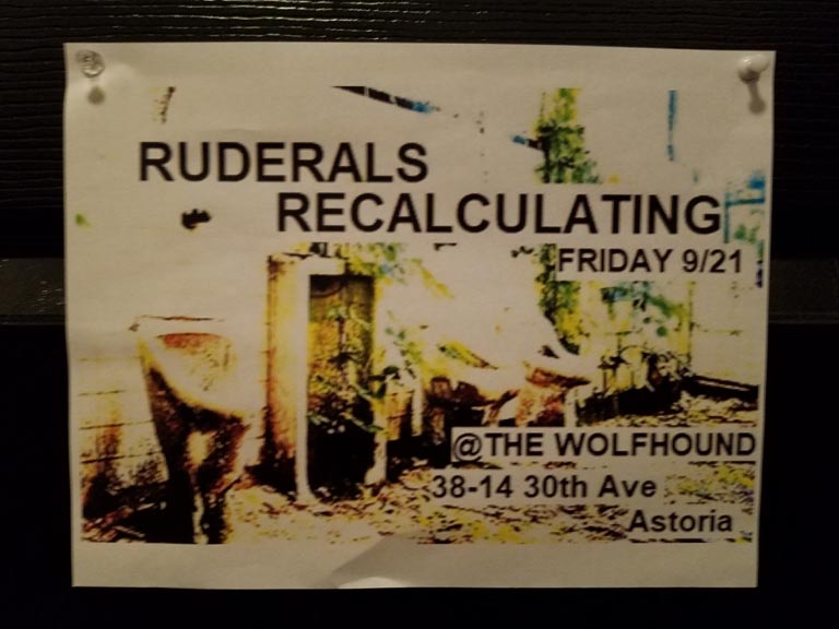 Recalculating, The Wolfhound, Astoria, Queens, September 21, 2018