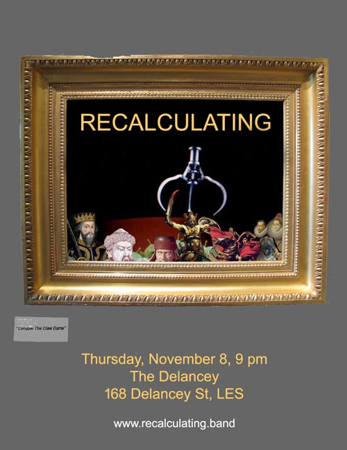 Flier, Recalculating, The Delancey, November 8, 2018